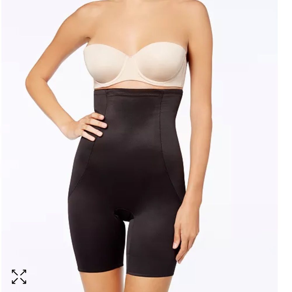 Women's Extra Firm Tummy-Control Shape Away High Waist Thigh Slimmer 2919 Sz-XL